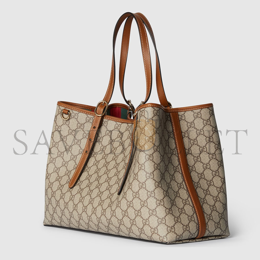 GUCCI GG EMBLEM LARGE TOTE BAG 815213 (38*25*15cm)